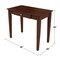 International Concepts Rectangle Writing Table, 36 W, 20 L, 30 H, Wood Espresso OF581-49 - alternate 4
